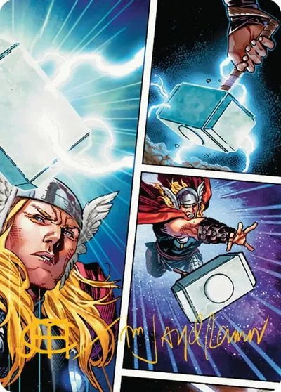 Mjolnir, Hammer of Thor [Gold Signature] #19