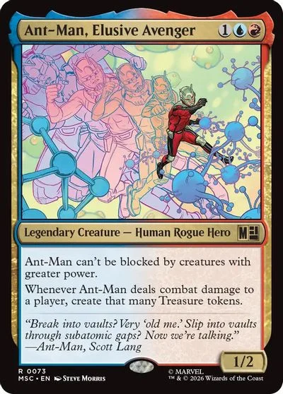 Ant-Man, Elusive Avenger [Surge Foil] #73