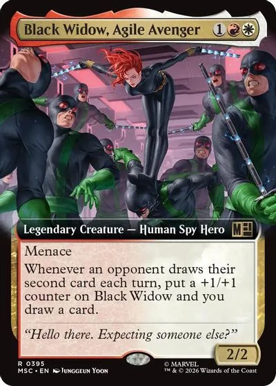 Black Widow, Agile Avenger [Extended Art] #395