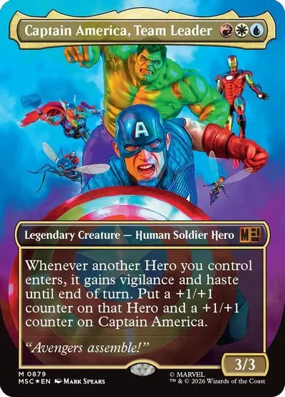 Captain America, Team Leader [Borderless] #879