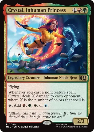 Crystal, Inhuman Princess [Surge Foil] #80