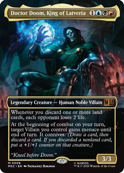 Doctor Doom, King of Latveria [Borderless Foil] #6