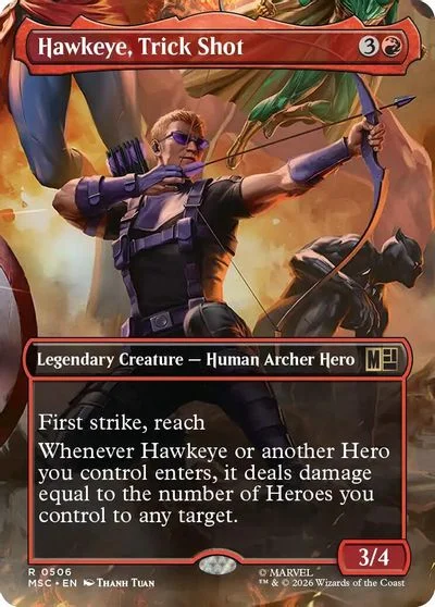 Hawkeye, Trick Shot [Borderless] #506