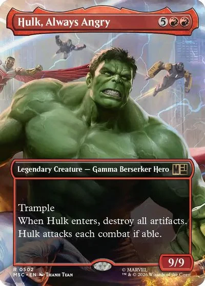 Hulk, Always Angry [Borderless] #502