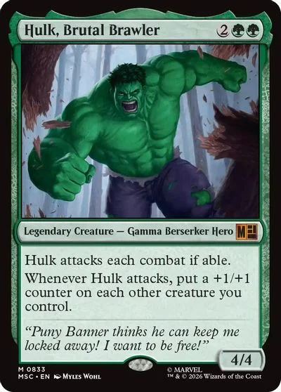 Hulk, Brutal Brawler #833