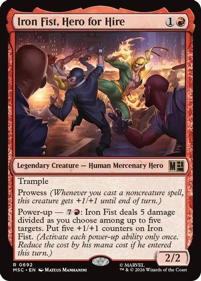 Iron Fist, Hero for Hire #692