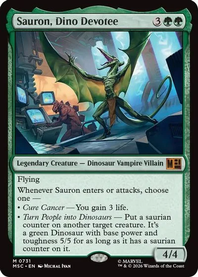 Sauron, Dino Devotee #731