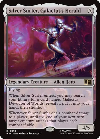 Silver Surfer, Galactus's Herald [Surge Foil] #10