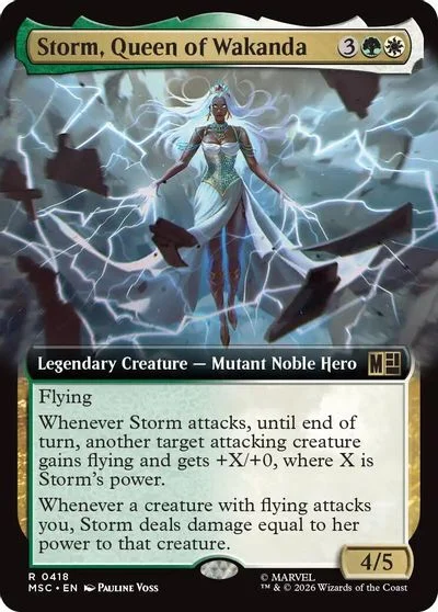 Storm, Queen of Wakanda [Extended Art] #418