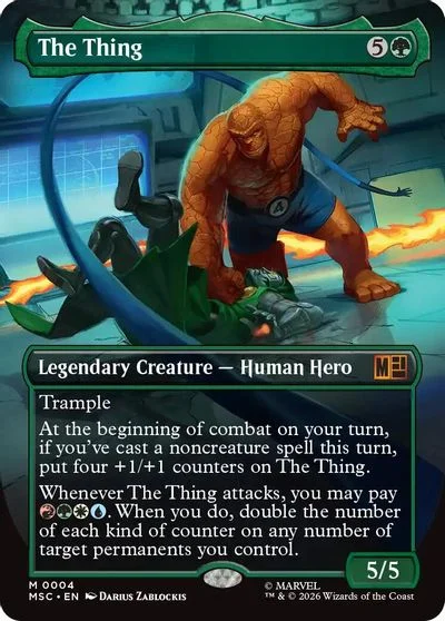 The Thing [Borderless Foil] #4
