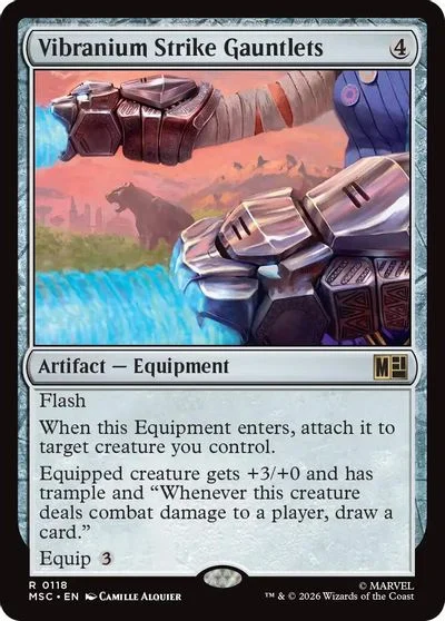 Vibranium Strike Gauntlets [Surge Foil] #118