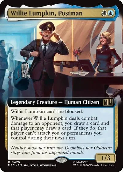 Willie Lumpkin, Postman [Extended Art] #425
