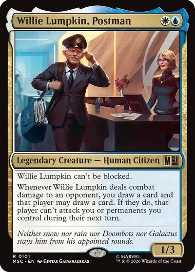 Willie Lumpkin, Postman [Surge Foil] #101