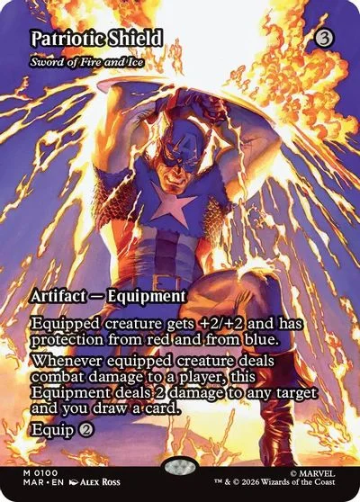 Patriotic Shield - Sword of Fire and Ice #100