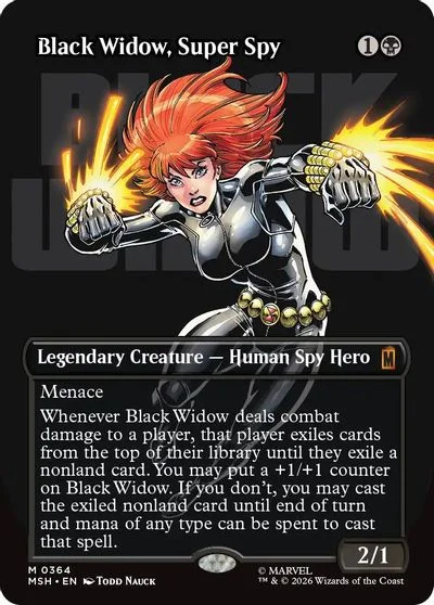 Black Widow, Super Spy [Borderless] #364
