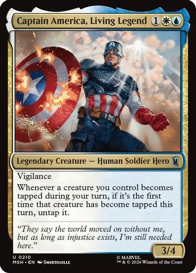 Captain America, Living Legend #210