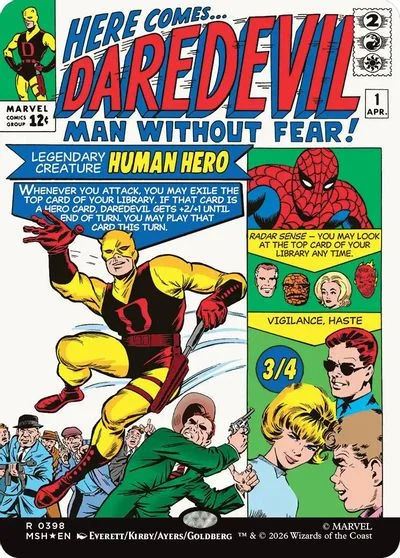 Daredevil, Man Without Fear [Borderless] #398