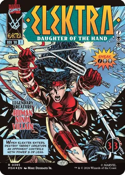 Elektra, Daughter of the Hand [Borderless] #395