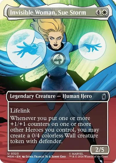 Invisible Woman, Sue Storm [Borderless] #323