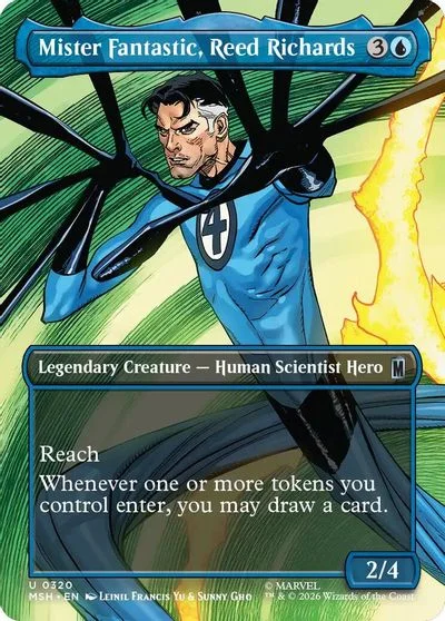 Mister Fantastic, Reed Richards [Borderless] #320