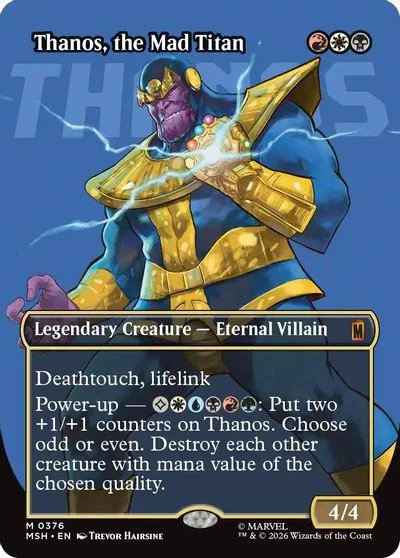 Thanos, the Mad Titan [Borderless] #376