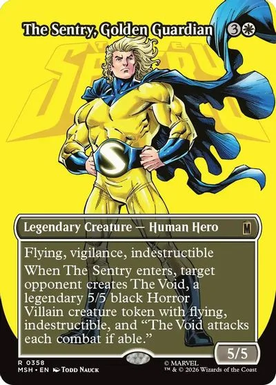 The Sentry, Golden Guardian [Borderless] #358