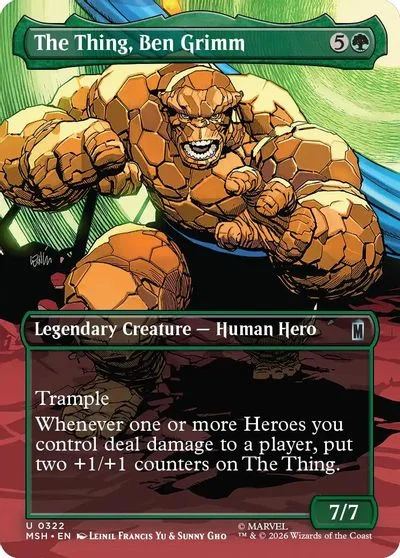 The Thing, Ben Grimm [Borderless] #322