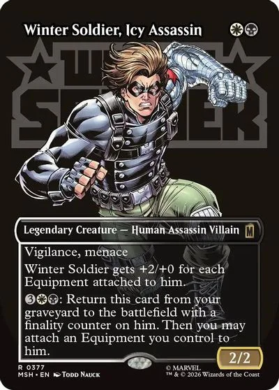 Winter Soldier, Icy Assassin [Borderless] #377