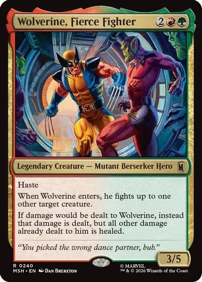 Wolverine, Fierce Fighter #240