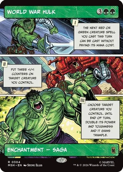 World War Hulk [Borderless] #304