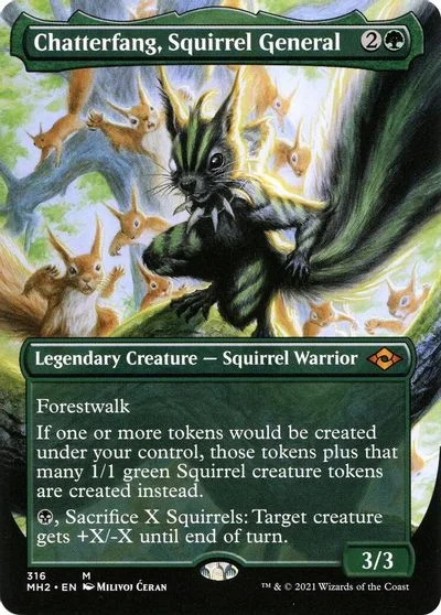 Chatterfang, Squirrel General [Extended Art Foil] #316