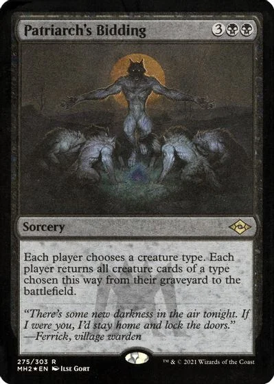 Patriarch's Bidding #275