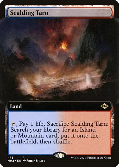 Scalding Tarn [Extended Art] #478