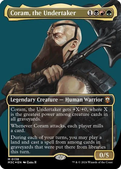 Coram, the Undertaker [Borderless Foil] #11