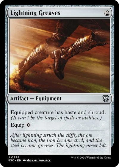 Lightning Greaves [Foil] #298