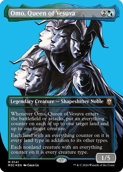 Omo, Queen of Vesuva [Borderless Foil] #14