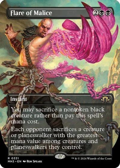 Flare of Malice [Borderless Foil] #331
