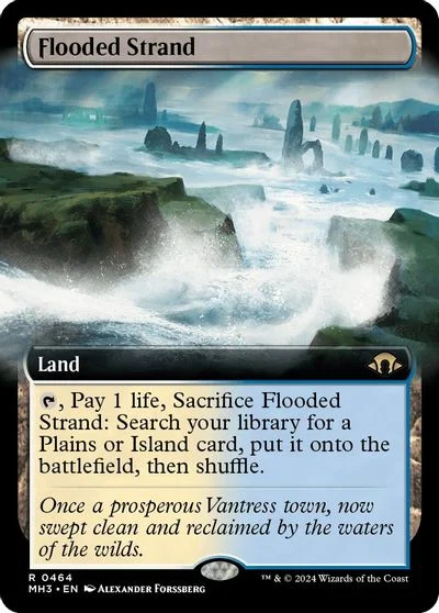 Flooded Strand [Borderless Foil] #353