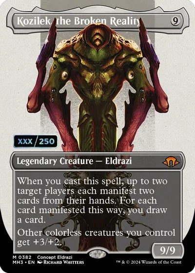 Kozilek, the Broken Reality [Borderless Foil] #382