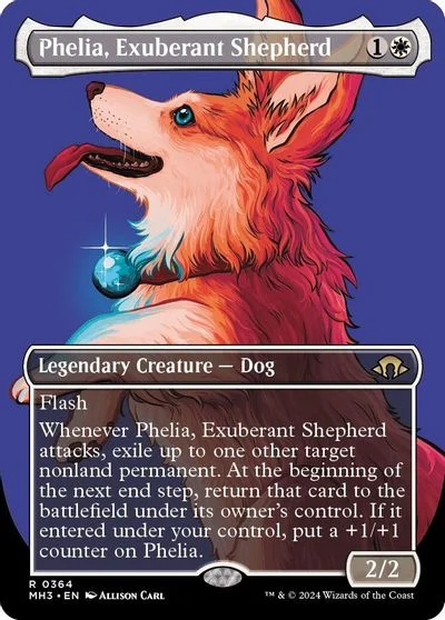 Phelia, Exuberant Shepherd [Borderless Foil] #364