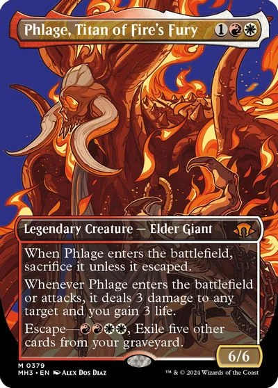 Phlage, Titan of Fire's Fury [Borderless] #379