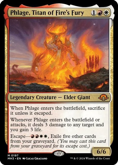 Phlage, Titan of Fire's Fury [Foil] #197