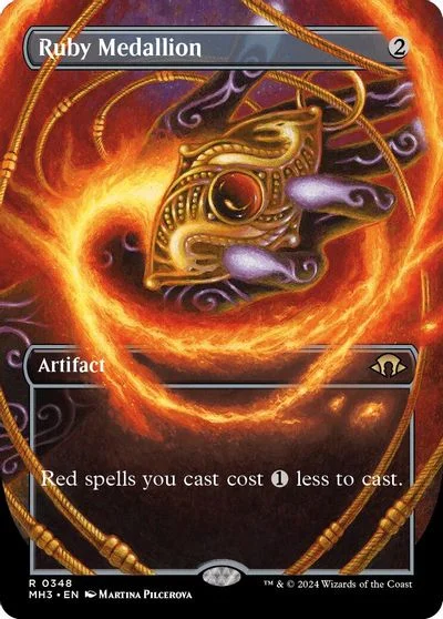 Ruby Medallion [Borderless Foil] #348
