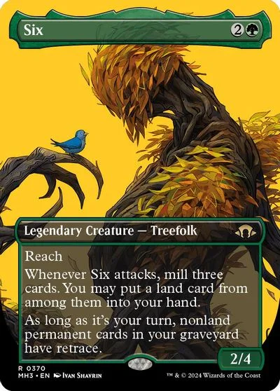 Six [Borderless Foil] #370