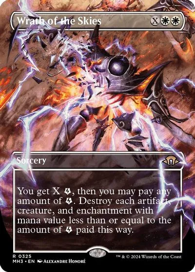 Wrath of the Skies [Borderless Foil] #325