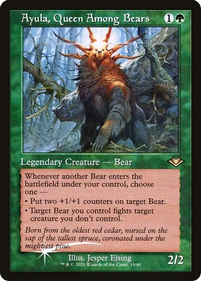 Ayula, Queen Among Bears [Retro Foil] #19