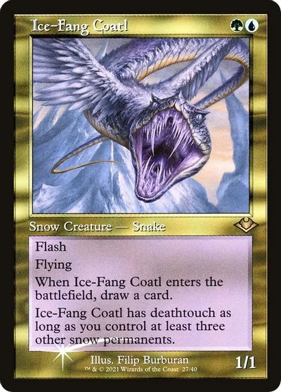 Ice-Fang Coatl [Retro Foil] #27
