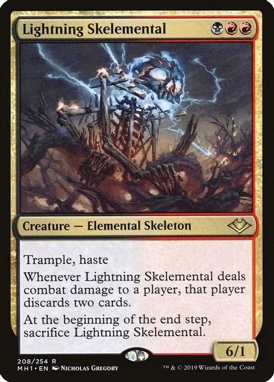 Lightning Skelemental [Foil] #208