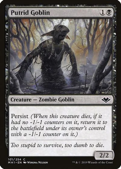 Putrid Goblin [Foil] #101