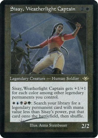 Sisay, Weatherlight Captain [Foil Etched] #6